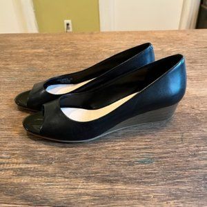 Cole Haan open toe Elsie wedge - 7B